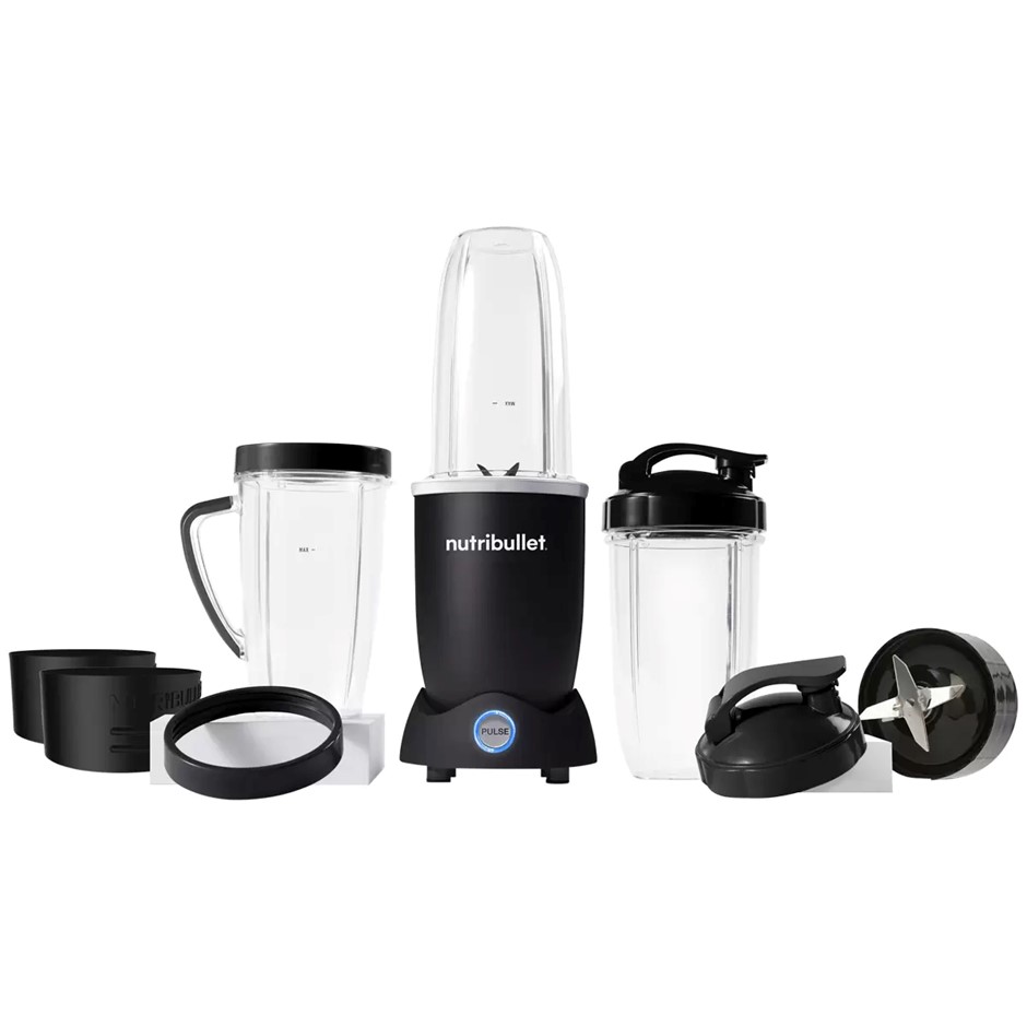 NUTRIBULLET Pro+ 1200W 12 Piece Set, Model N12-1007MK-C NB: Faulty Impor