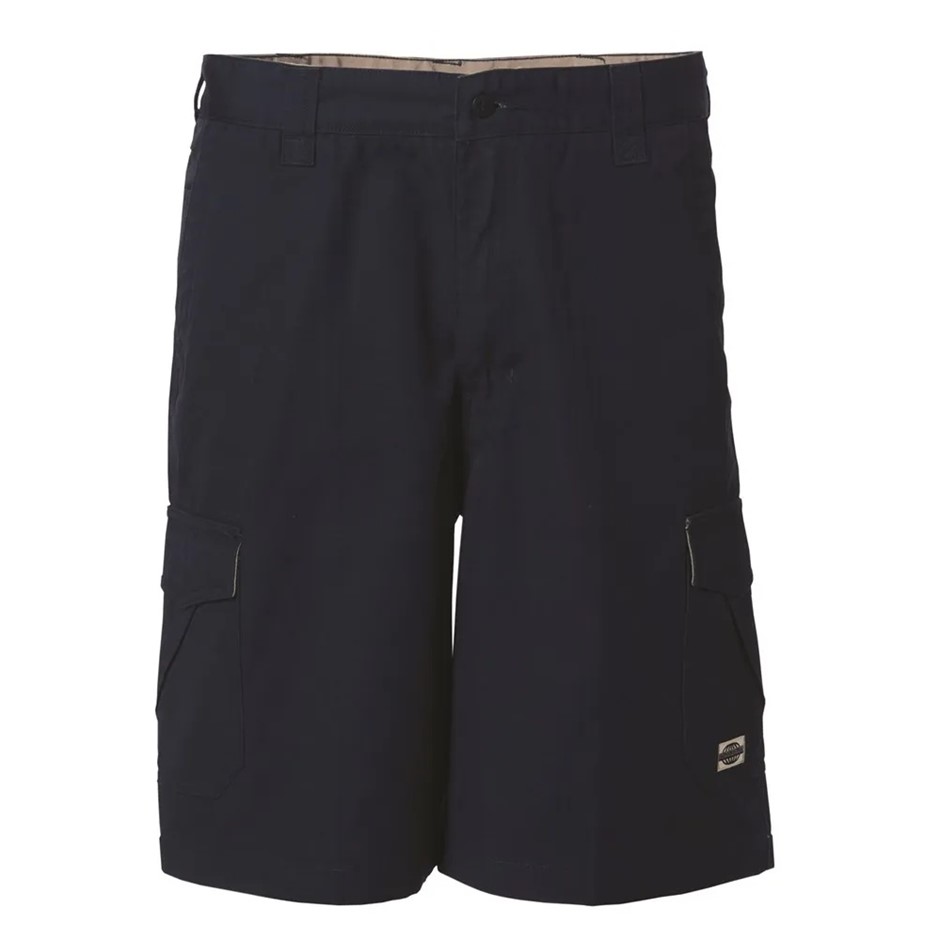 2X Mens Cotton Canvas Cargo Shorts Colour: Navy Blue Size 82R