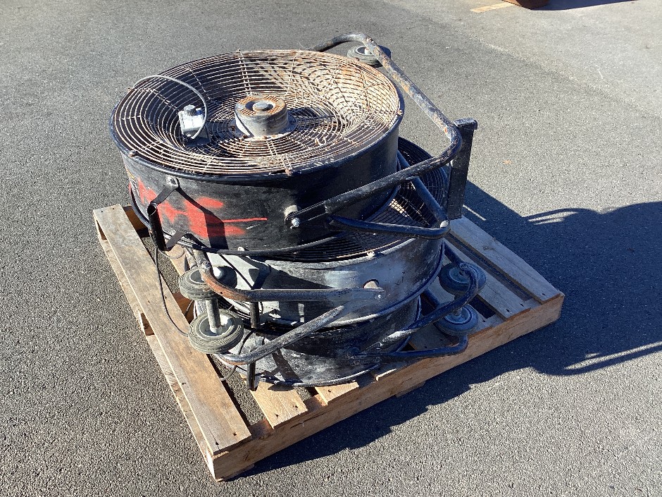 3 x 600mm Detroit Industrial Fans