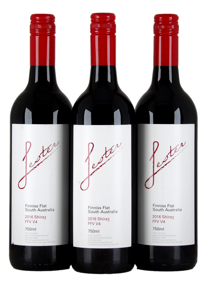 Lester Finniss Flat FFV V4 Shiraz 2016 (3x 750mL) SA