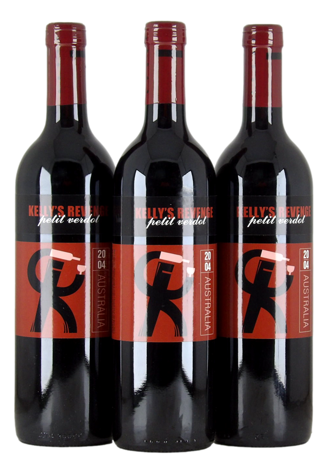 Kelly's Revenge Petit Verdot 2004 (3x 750mL) SEA