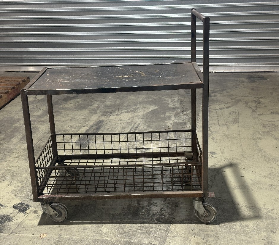 <p>Steel frame Parts Trolley</p>