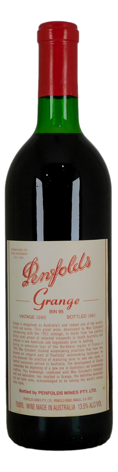 Penfolds Bin 95 Grange 1990 (1x 750mL), SA.