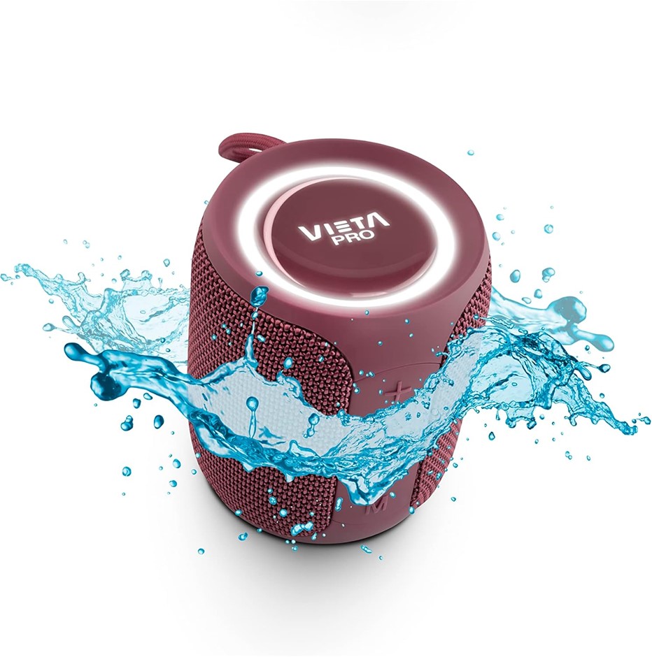 VIETA Pro Groove 20W Portable Bluetooth Speaker (Red). Buyers Note - Disco