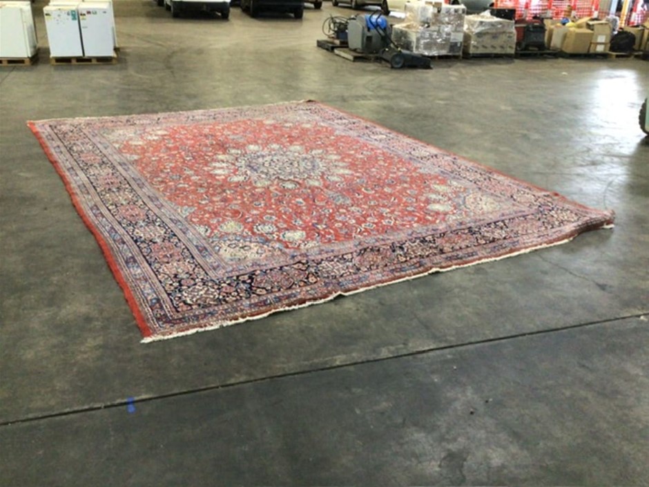 Large Persian Rug, Hand Knotted