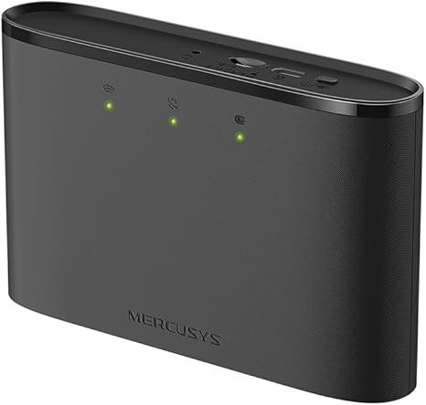 Mercusys 4G LTE Mobile Wi-Fi, 2200 mAh Battery, 4G Network, 150 Mbps WiFi S