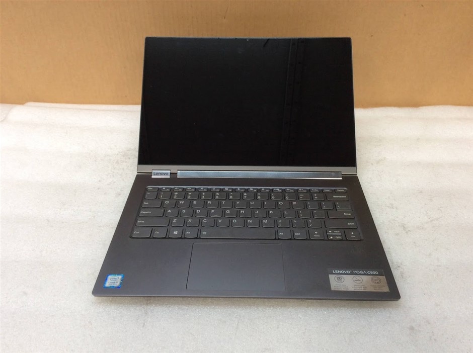 LENOVO YOGA C930-13IKB Laptop I7-8550U 8GBRAM 128GB Black