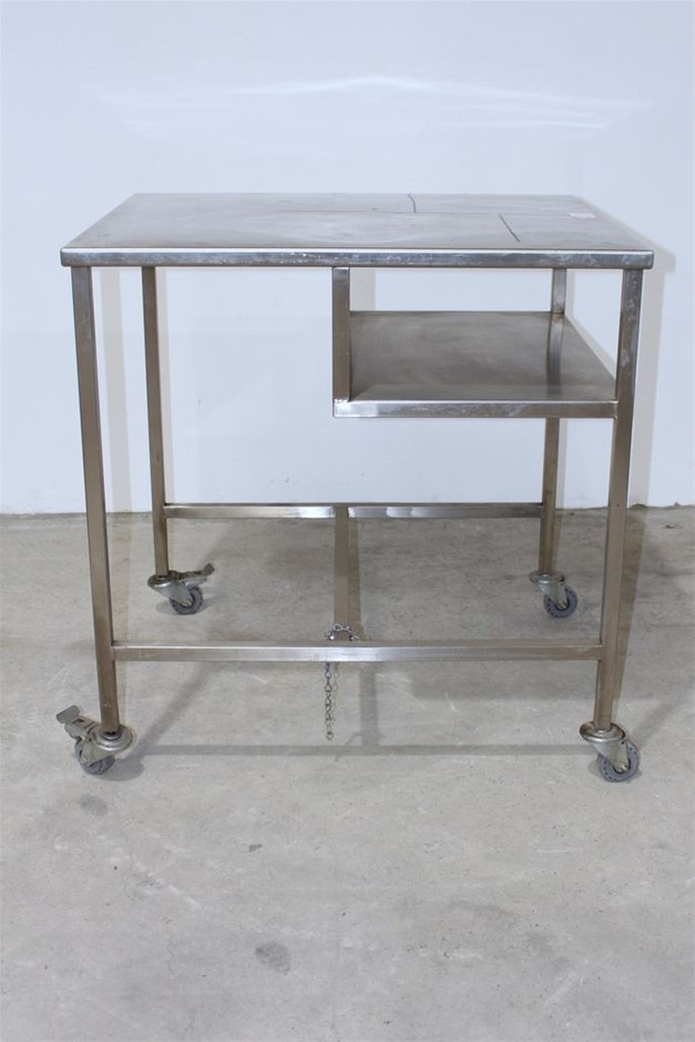 Stainless Steel Mobile Table