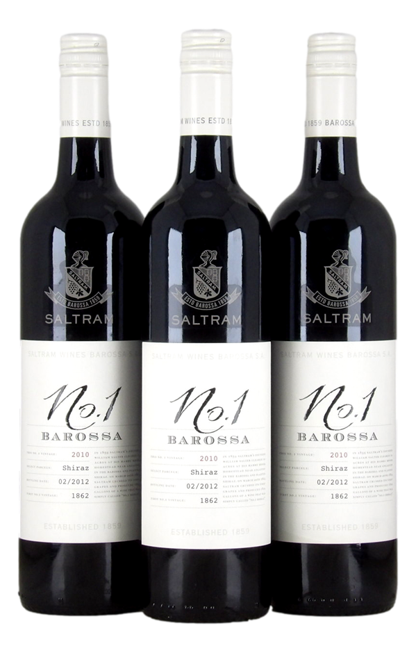 Saltram No. 1 Shiraz 2010 (3x 750mL), Barossa