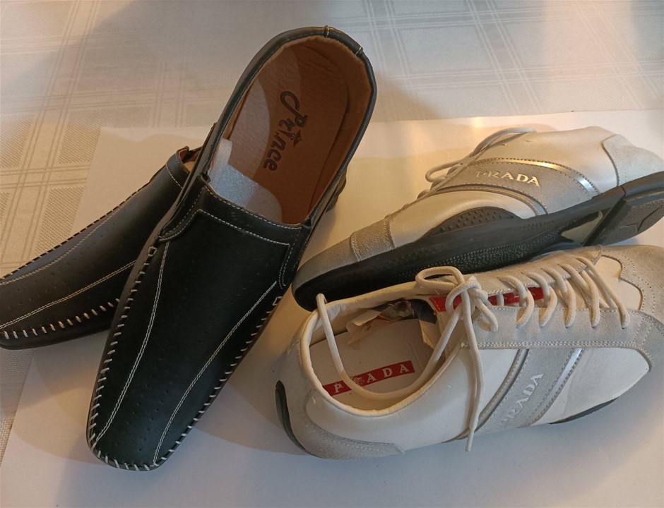 Men's Shoes Prince New , Prada Minor Use small part feel off Size 10.5