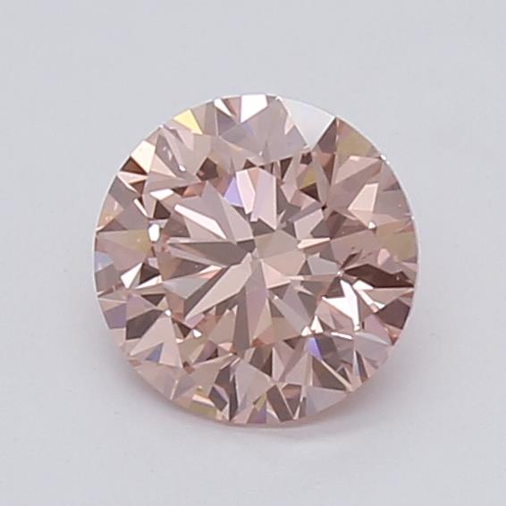 3.01 Carat Round Brilliant cut Diamond Fancy Intense Pink/VS2