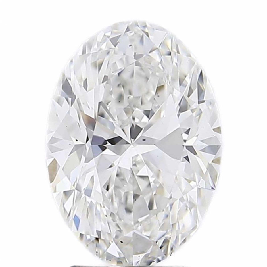 3.08 Carat Oval brilliant Diamond E/VS2