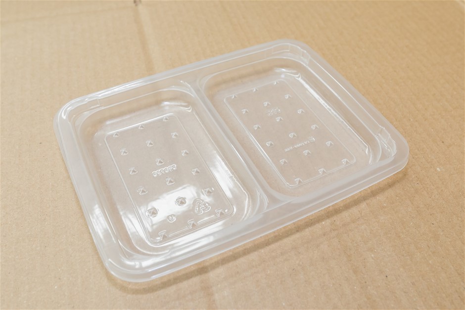 Eco Food-Pak 9X7X20/CLEAR PP Multi VSP 1DL Trays Unused in Boxes