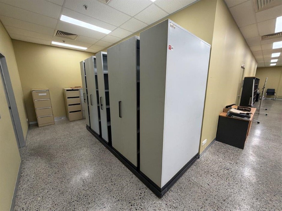 Brown Built Compactus Unit