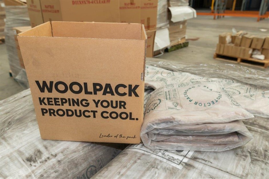 WoolPack Insulating Packaging with Cardboards Box