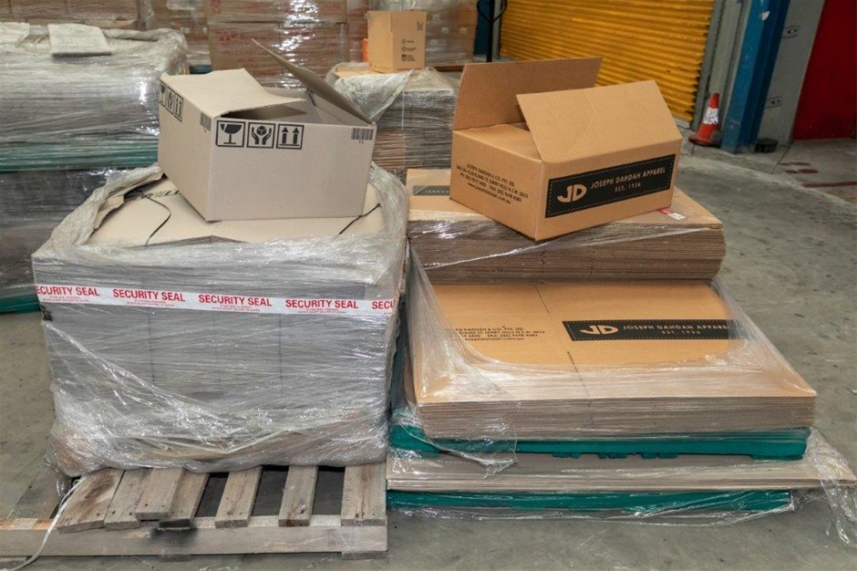 Cardboards Boxes  with Signage