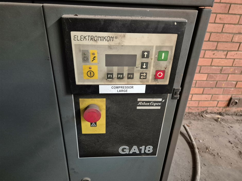 0006-9069004 · Atlas Copco GA18 Air Compressor