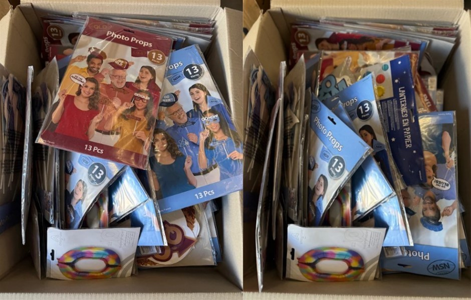 Bulk mixed party supplies box – ready to resell and make every celebration