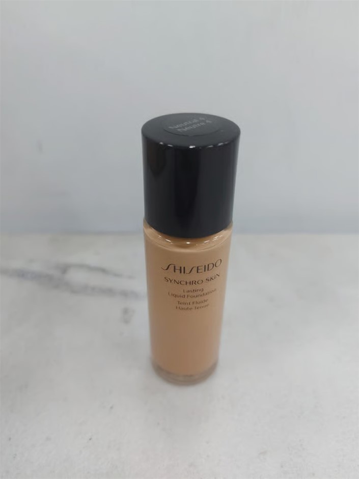 Shiseido Lasting Liquid Foundation Shade Golden 4 Model SH13132T 5 Testers