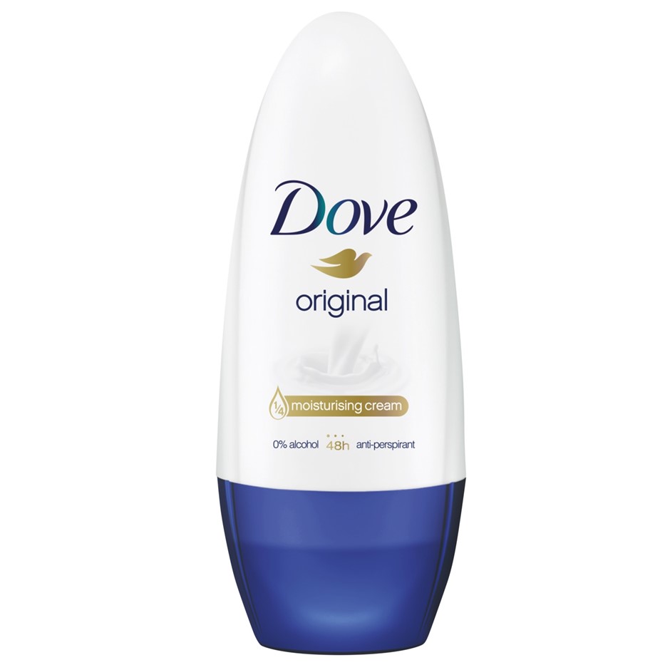 10 x Assorted DOVE Roll-On Invisible Dry Deodorant, 50ml, Incl: 5 x Origina