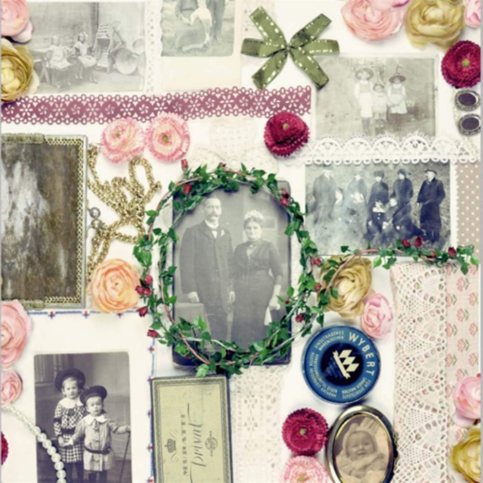 5 x DESIGNFOLIE D-C-FLIX Decorative Self-Adhesive Film, Vintage Photographs