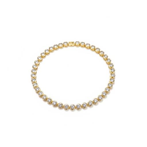 22K/Italy Gold Filled Bracelet -(stamped 22K/Italy)-Bonus Gift