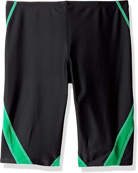TYR Alliance Splice Jammer Swimsuit, Black/Green, Size 30 (S), SALI1A. Buy
