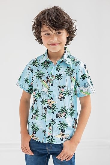 2 x DISNEY Kids' Button Down Shirt, Size 2T, Mickey Mouse. Buyers Note - D