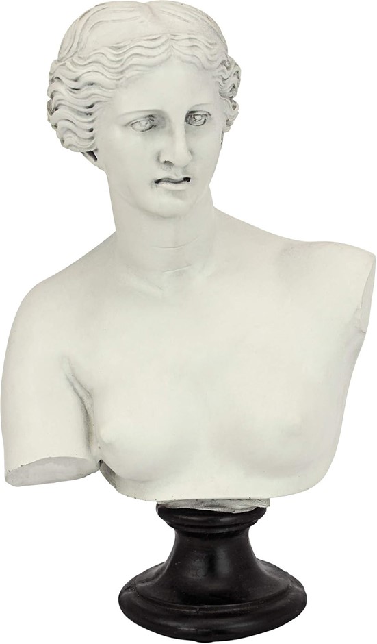 DESIGN TOSCANO Venus de Milo (2nd Century B.C.) Bust Statue [Kitchen]