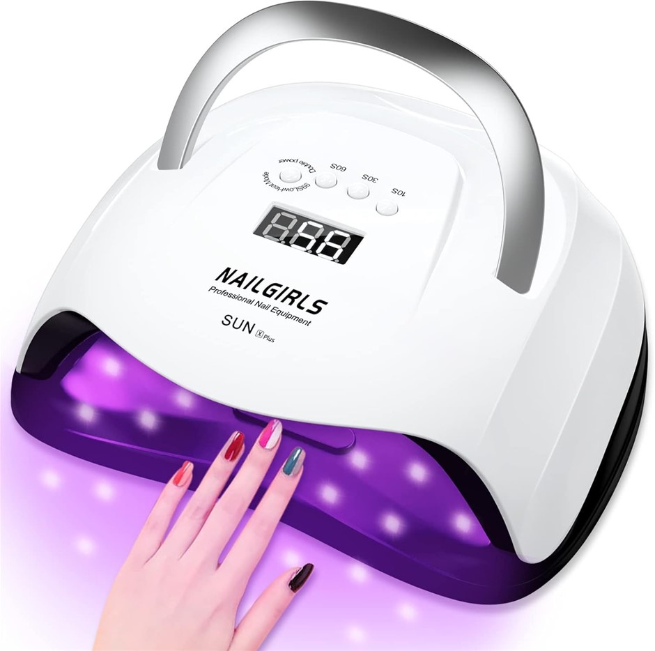 NAILGIRLS UV LED Nail Lamp,168W Fast Curing.