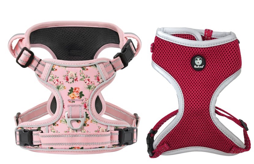 2 x Size Small Dog harnesses, comprises of 1 x Timos No Pull Dog Harness &