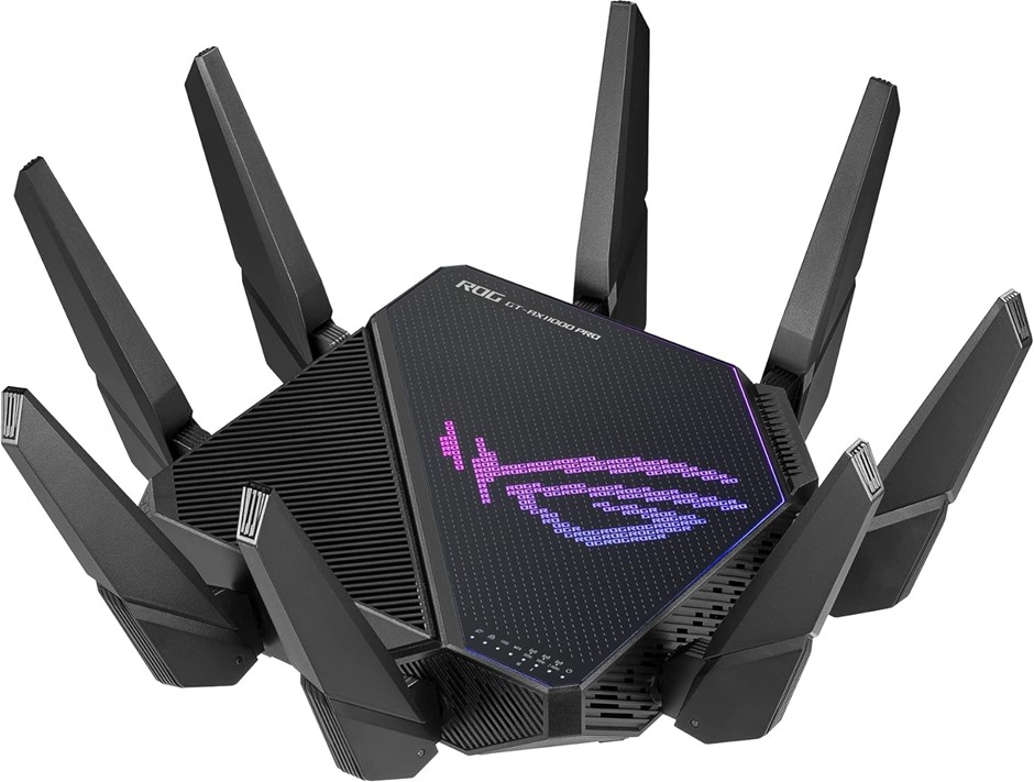 ASUS ROG Rapture GT-AX11000 Pro Tri-Band WiFi 6 Extendable Gaming Router. R