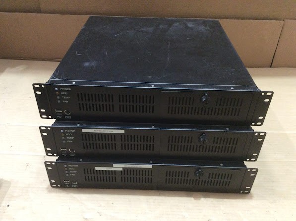 Advantech ACP-2000 Industrial Rackmount Computer Chassis (Lot of 3)