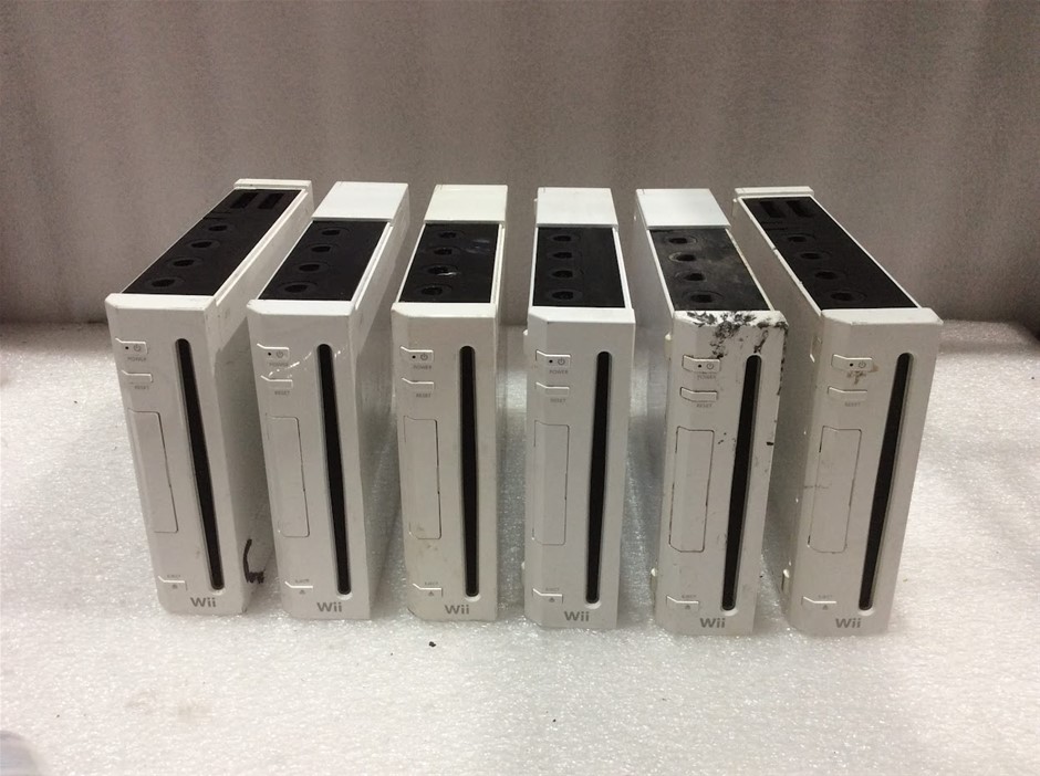 Nintendo Wii RVL-001(AUS) Consoles (Lot of 6)