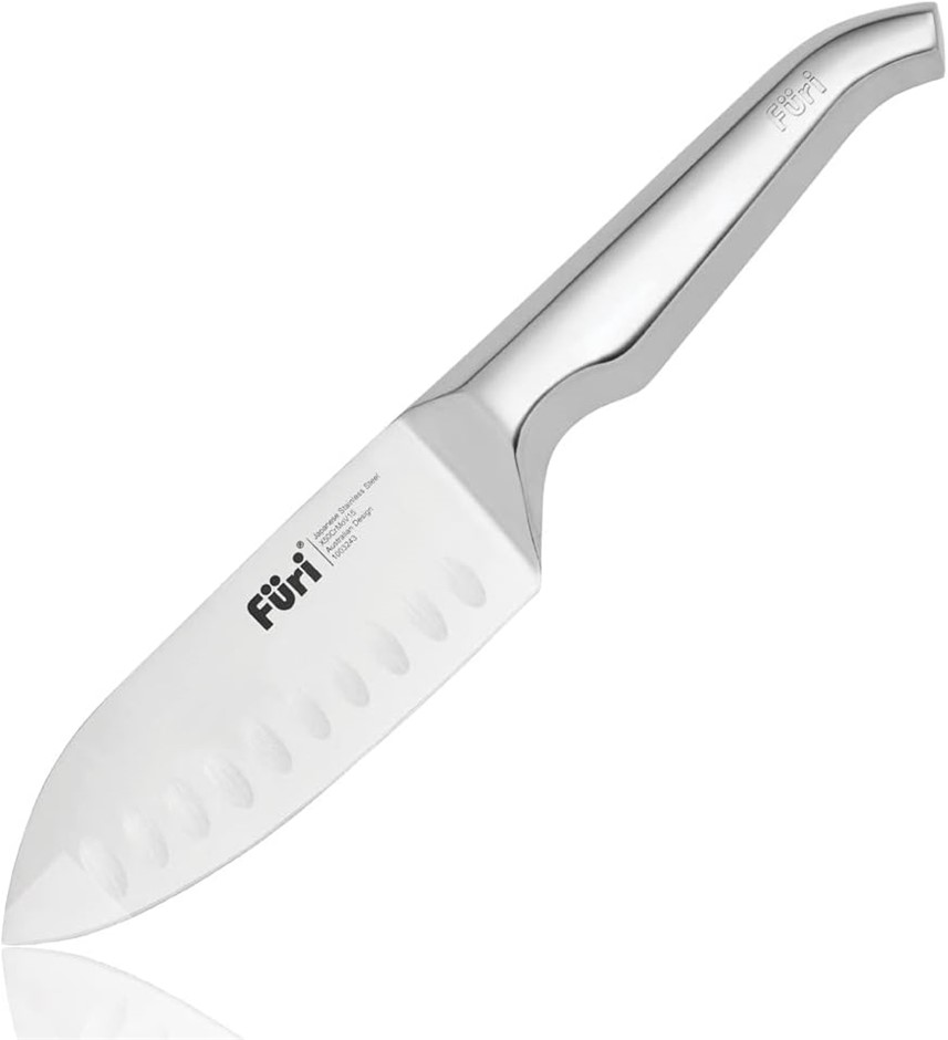 FURI Stainless Steel Pro East/West Santoku Knife, 13 cm Size NB: damaged bo