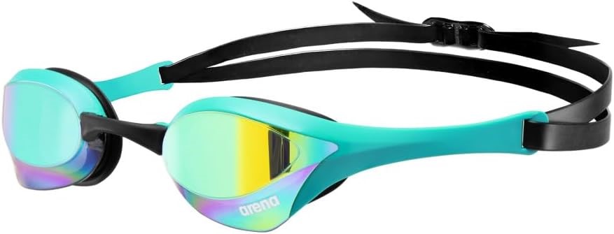 ARENA Cobra Ultra Swipe Mirror Goggles, Unisex Racing Goggles for Indoor Sw