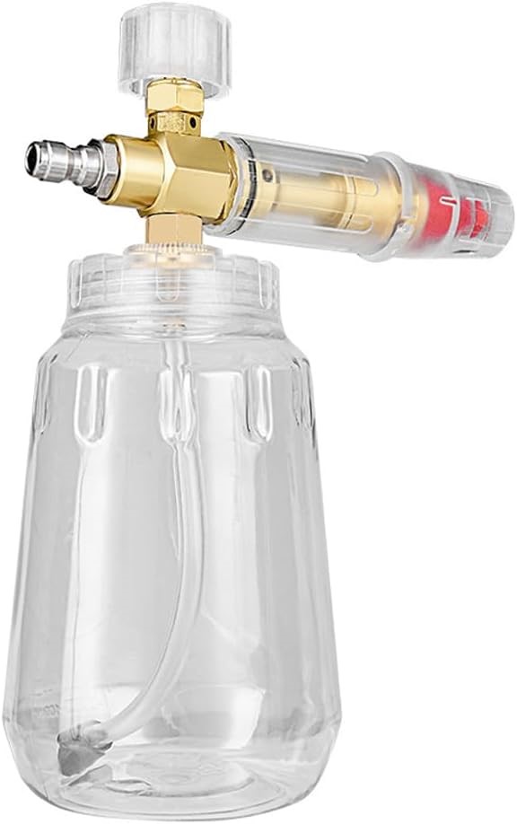 Foam Cannon, Geli Upgraded Pressure Washer Gun with 1/4 Inch Quick Connect,
