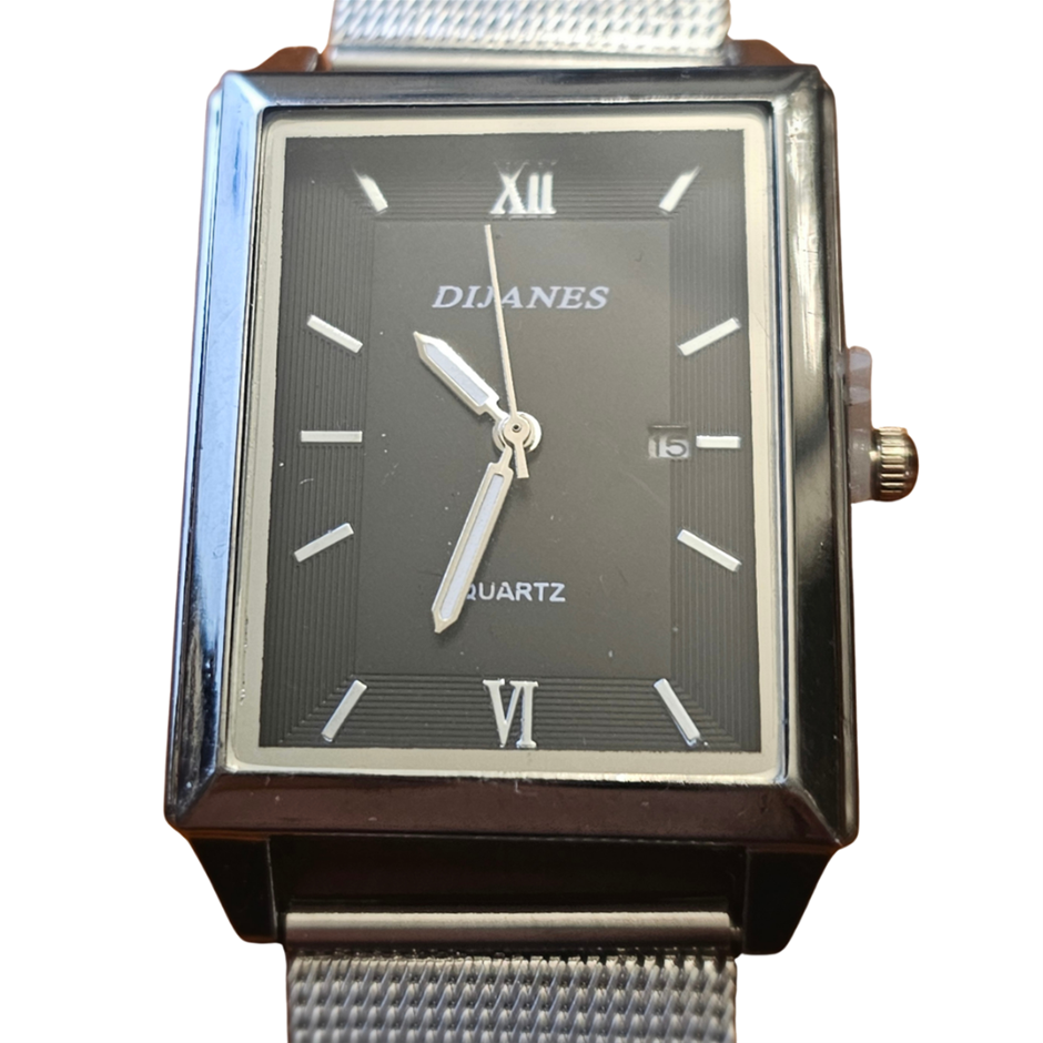 DIJANES Ultra Thin Stainless Steel Quartz Watch