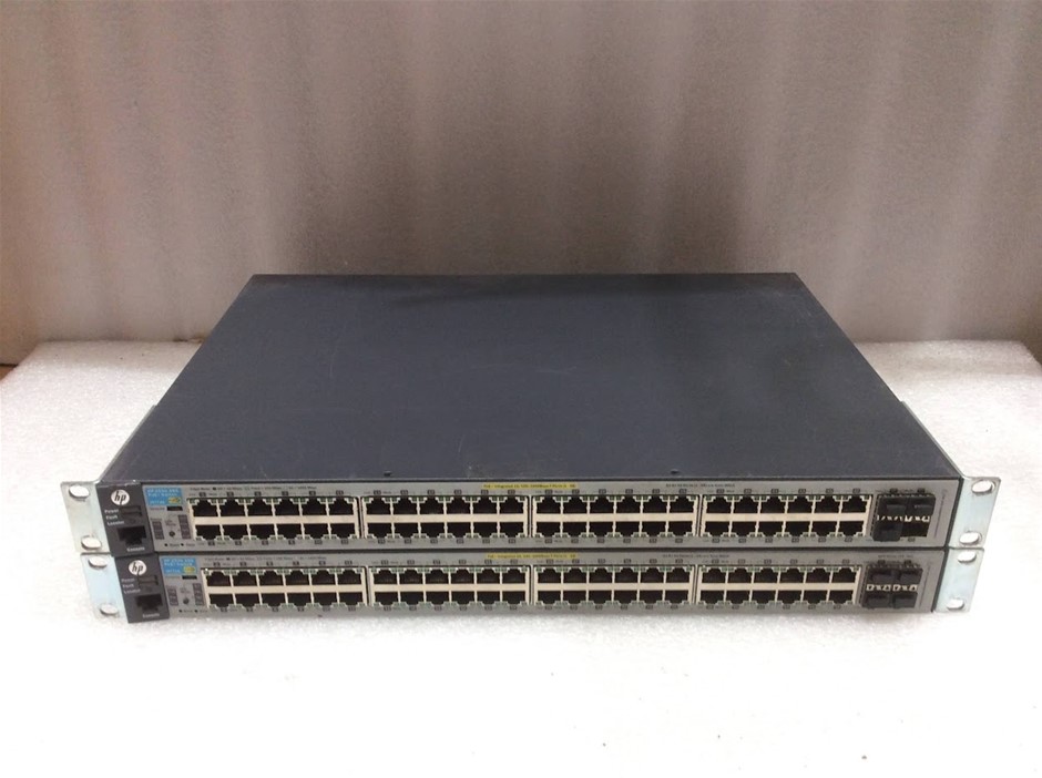 HP J9772A 2530-48G PoE+ Ethernet Switch (Lot of 2)