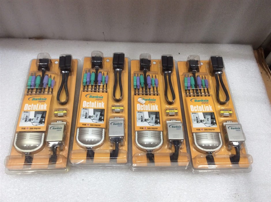 Banksia Digital OctoLink KVM Switch Adapter Kit - New (Lot of 4)