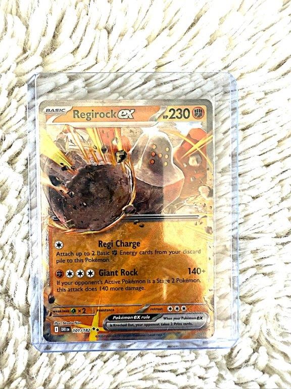 Regirock EX #101/182 Double Rare ENG