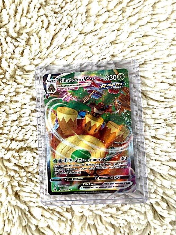2021 Pokémon Rillaboom VMAX 023/264 Fusion Strike