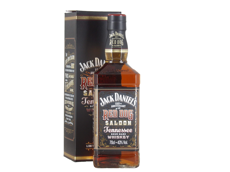 Jack Daniel`s Red Dog Saloon Tennessee Whiskey (1x 700mL), USA.
