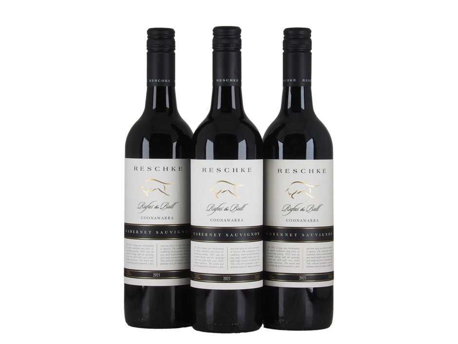 Reschke Rufus the Bull Cabernet Sauvignon 2021 (3x 750mL) Coonawarra