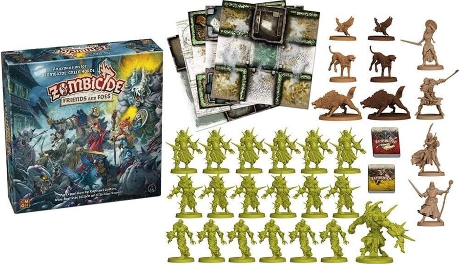CMON CoolMiniOrNot Current Edition Zombicide Green Horde Friends and Foes B