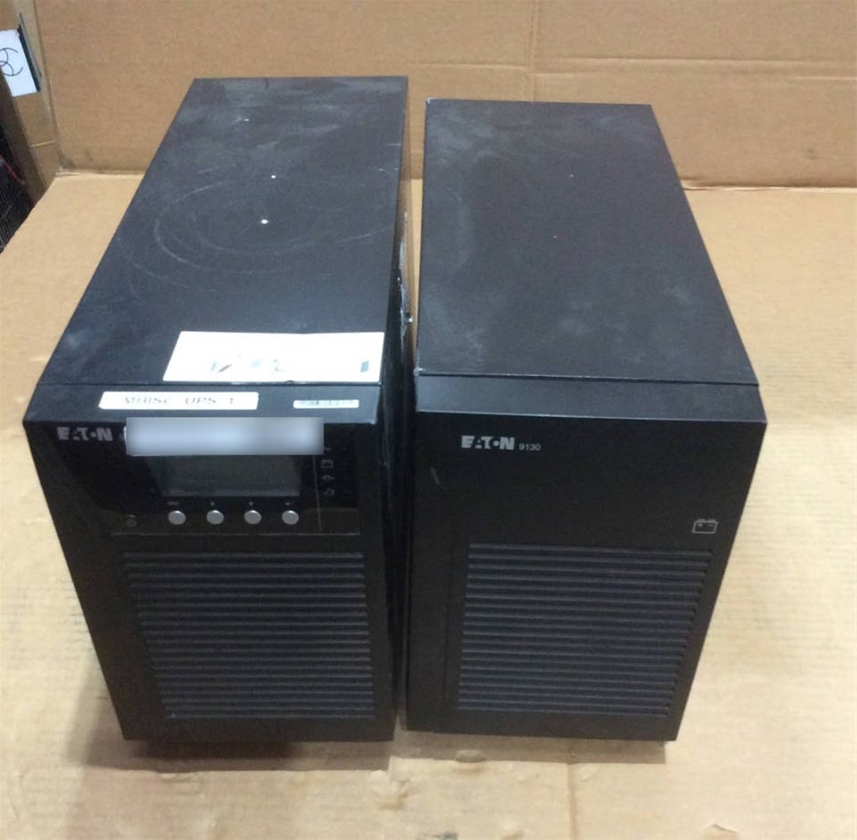 Eaton and External Battery Module (Lot of 2)