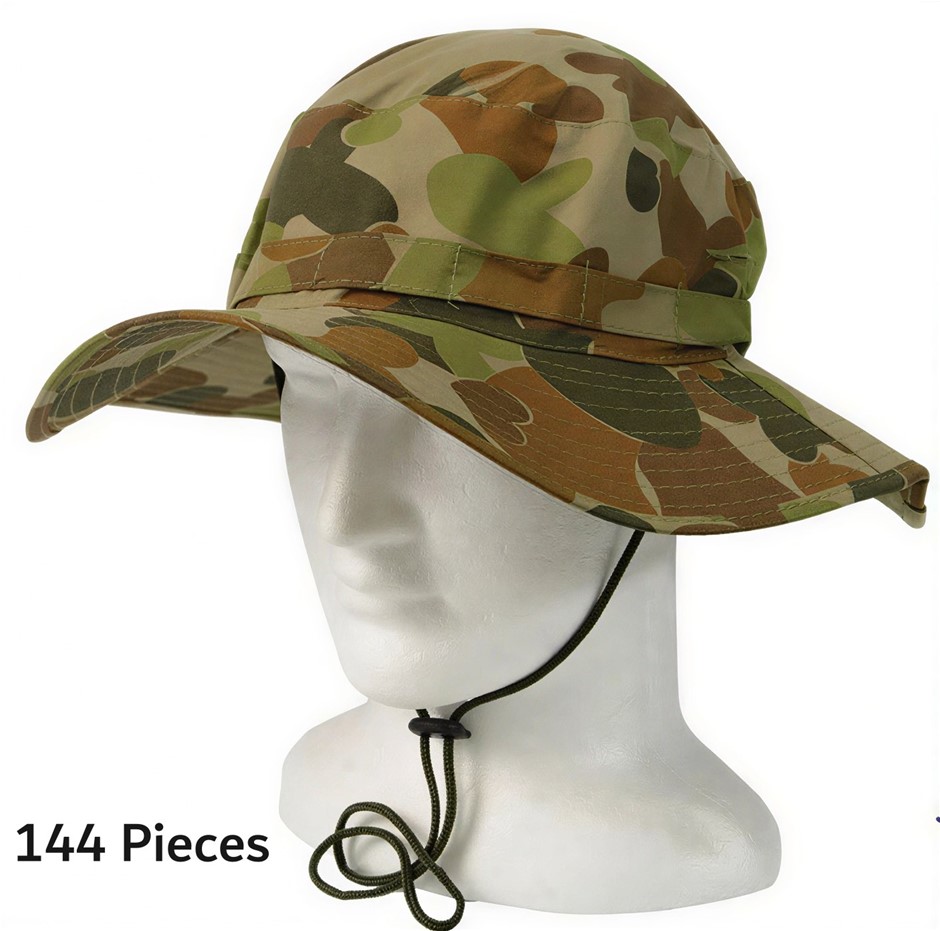 144 Pieces Auscam DPCU Aussie Boonie Slouch Hat Wide Brim Work Hike Outdoor