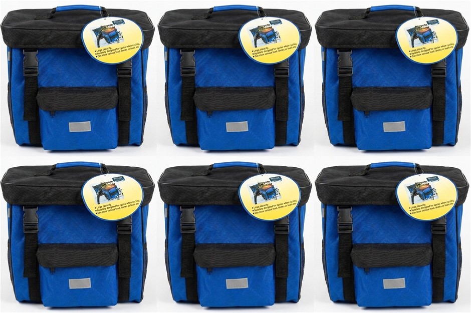 6 x Insulated Bicycle Cooleer Bag - Keep it Fresh On the Go! Perfect for cy