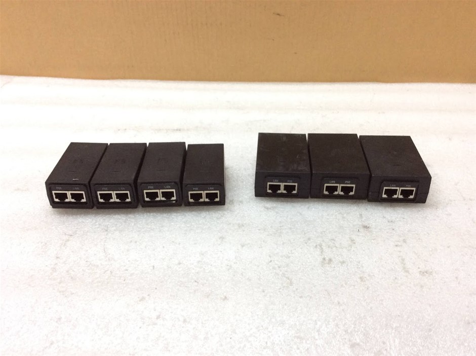 Ubiquiti GP-H480-050G and GP-H240-100G Gigabit PoE Power Supply (Lot of 7)