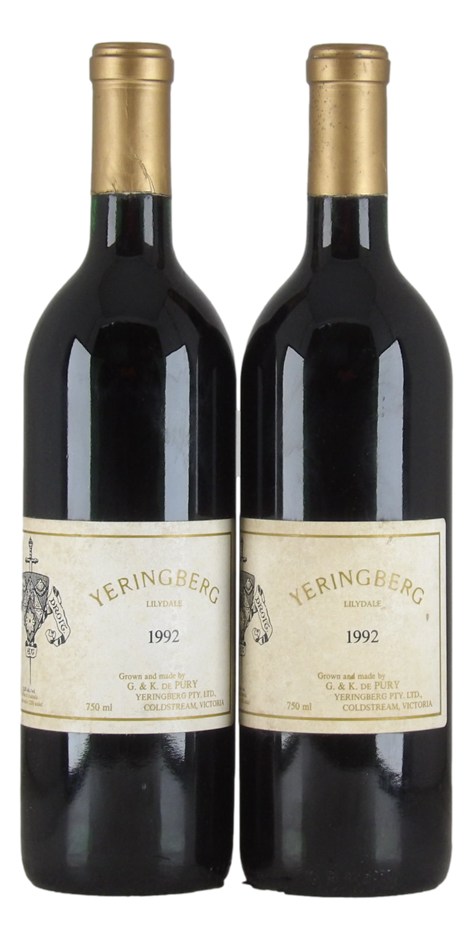 Yeringberg Cabernet Blend 1992 (2x 750mL), Yarra Valley